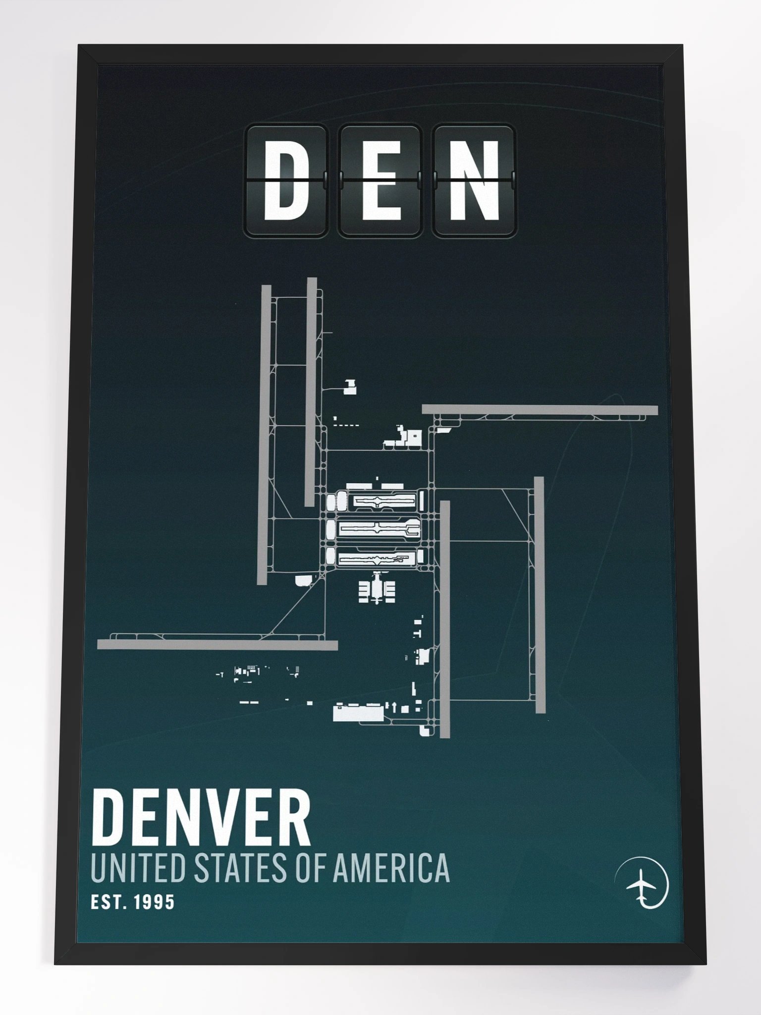 Denver DEN Poster (Framed) product image (1)