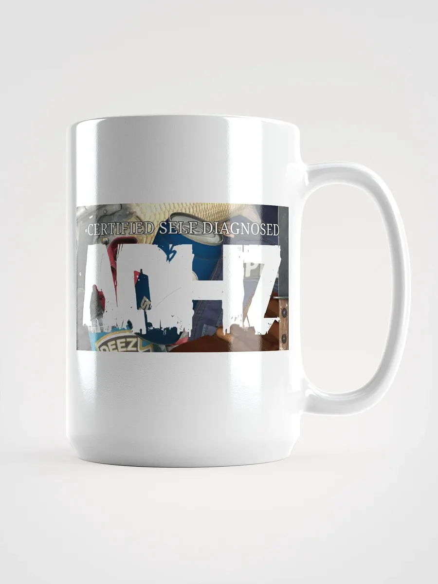 Certified ADHD White Glossy Mug product image (1)