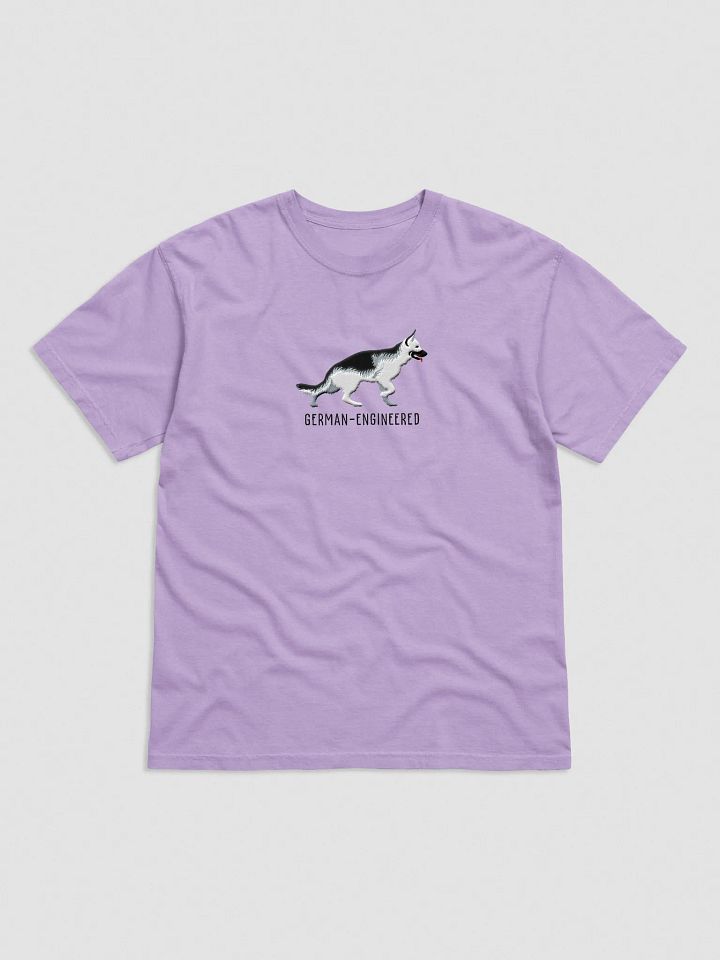 German-Engineered T-Shirt(Embroidered) of a German Shepherd(Silver) product image (33)