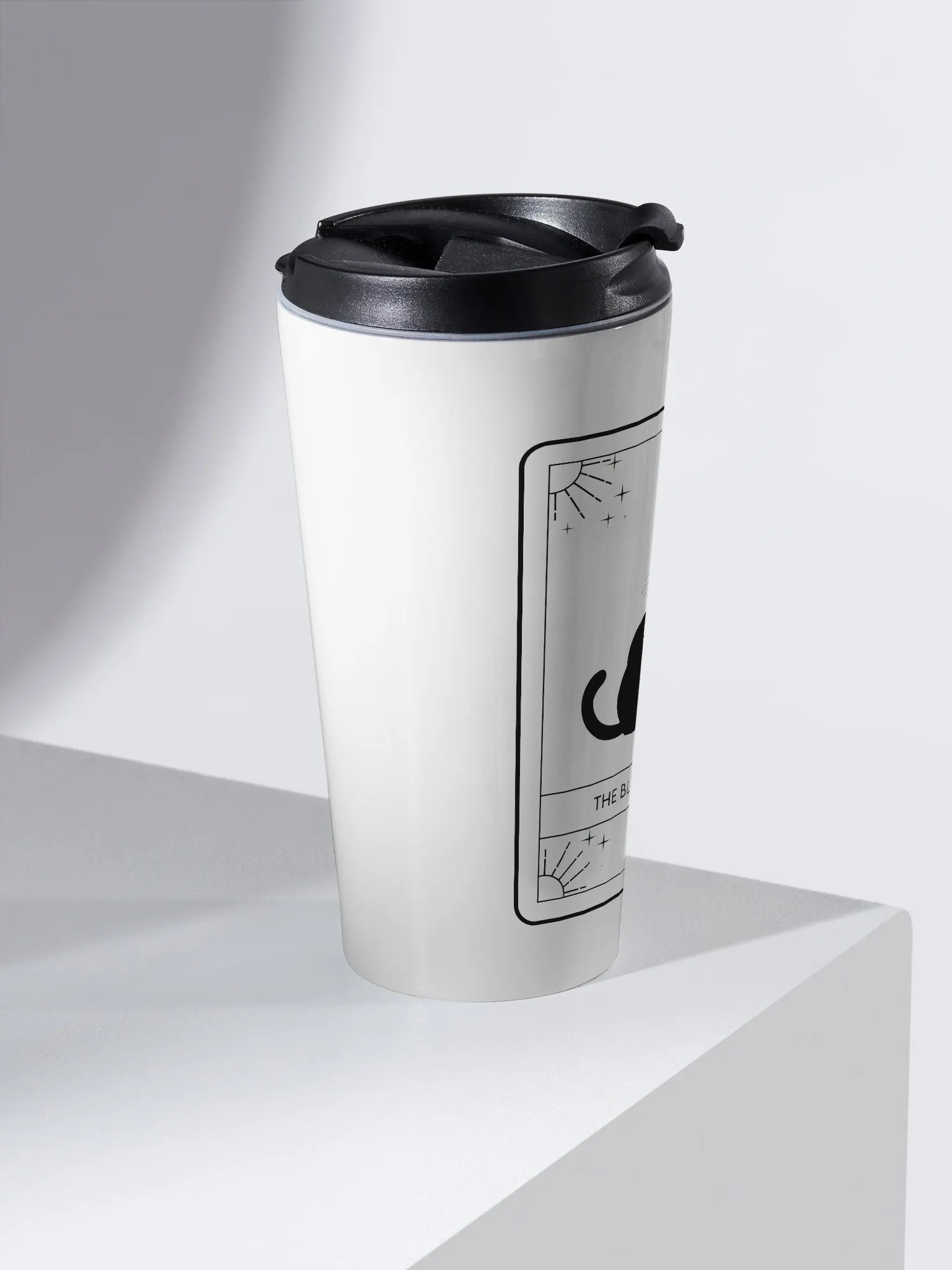 Black Cat Tarot Travel Mug product image (2)