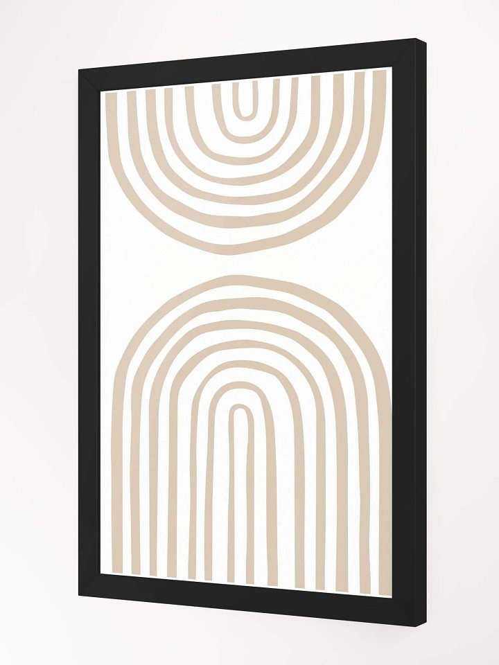 Neutral Lines Framed Poster product image (7)