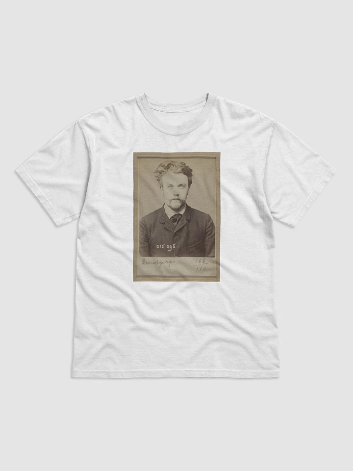 Georges Brunet Mugshot By Alphonse Bertillon (1894) - T-Shirt product image (33)