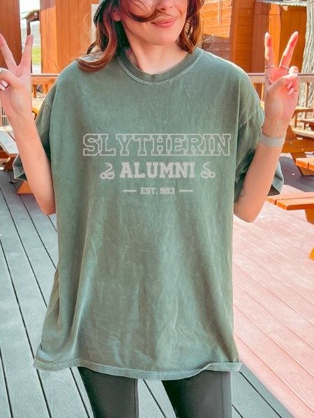 Slytherin Alumni Vintage Collegiate Style Shirt product image (11)
