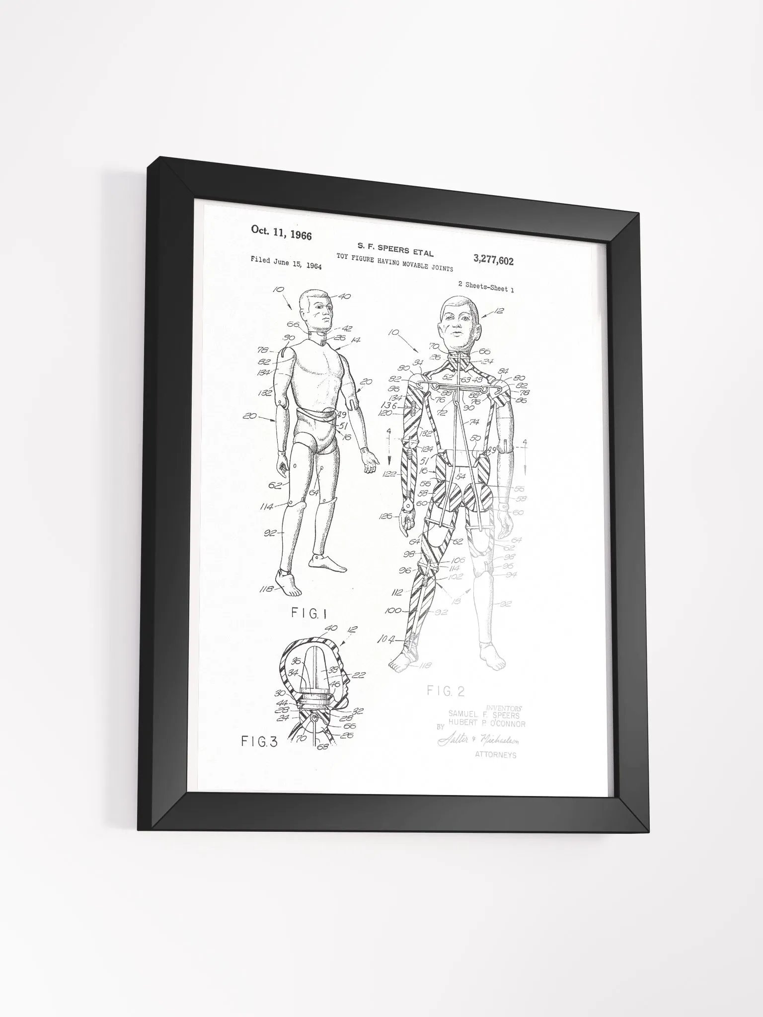 Patent Line Art Print - GIJoe First Action Figure product image (11)