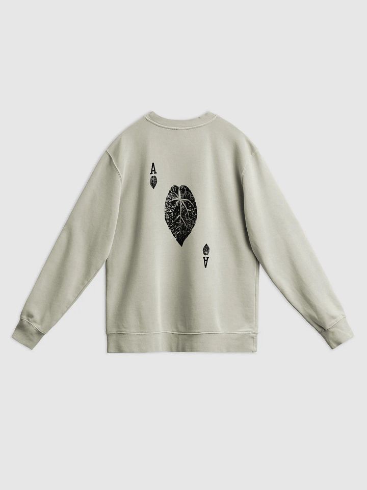 ACE OF SPADES ♠️ unisex midweight pigment dyed sweatshirt product image (2)