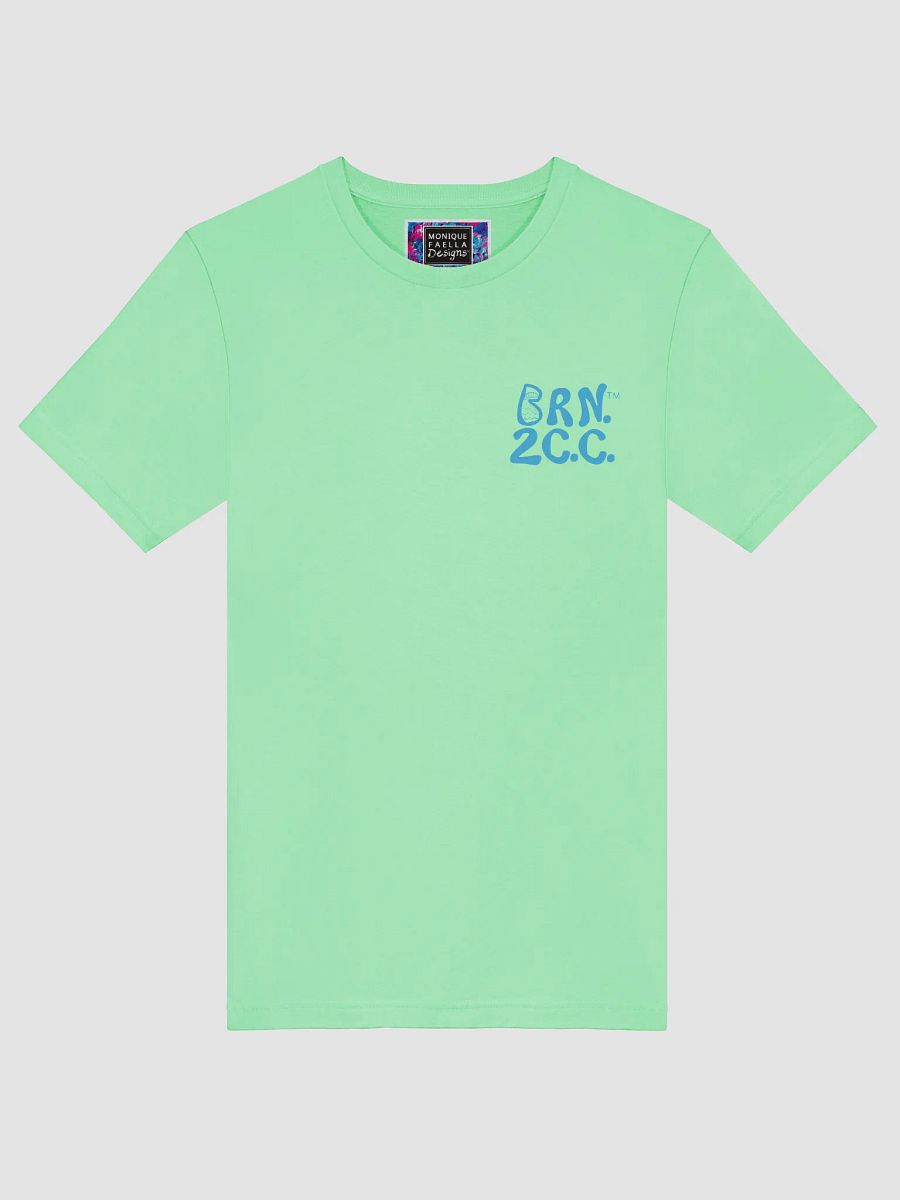 Women's | BOURNE to Cape Cod™ | Supersoft T-Shirt by Bella+Canvas | Deep Sky Blue Logo on Bright Colors product image (3)
