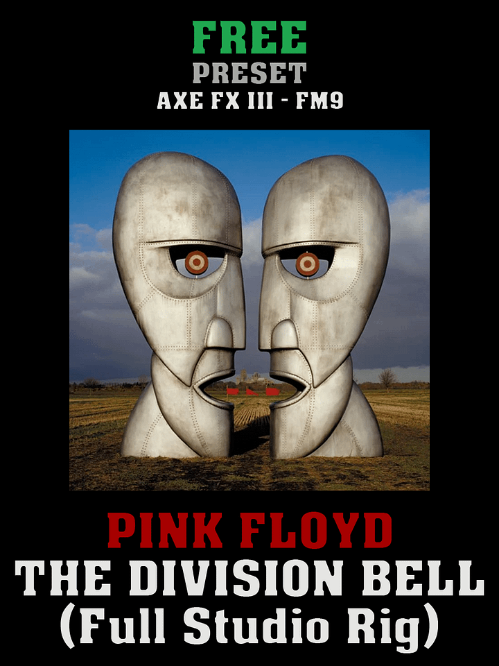 Pink Floyd - The Division Bell (Full studio rig) AxeFXIII/FM9 Preset product image (1)