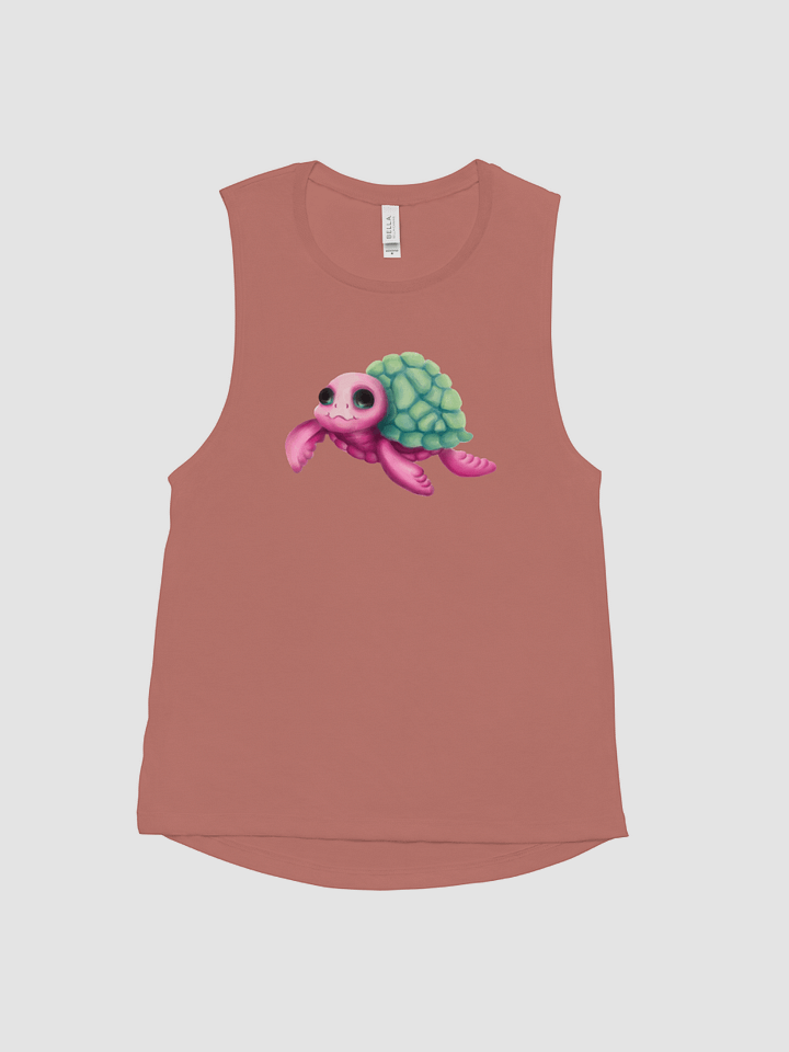 Sea Turtle Cutie Women's Flowy Muscle Tank product image (1)
