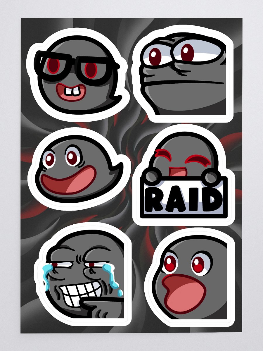 Emote Sticker Sheet 7 product image (2)