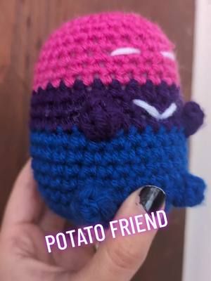 Making these little potatoes is so much fun! I'm really enjoying them. The best part? they could go home with you! #lgbt🌈 #pridemonth #potatoes #crochet #smallbusiness #lgbtq #pridepotatoes 