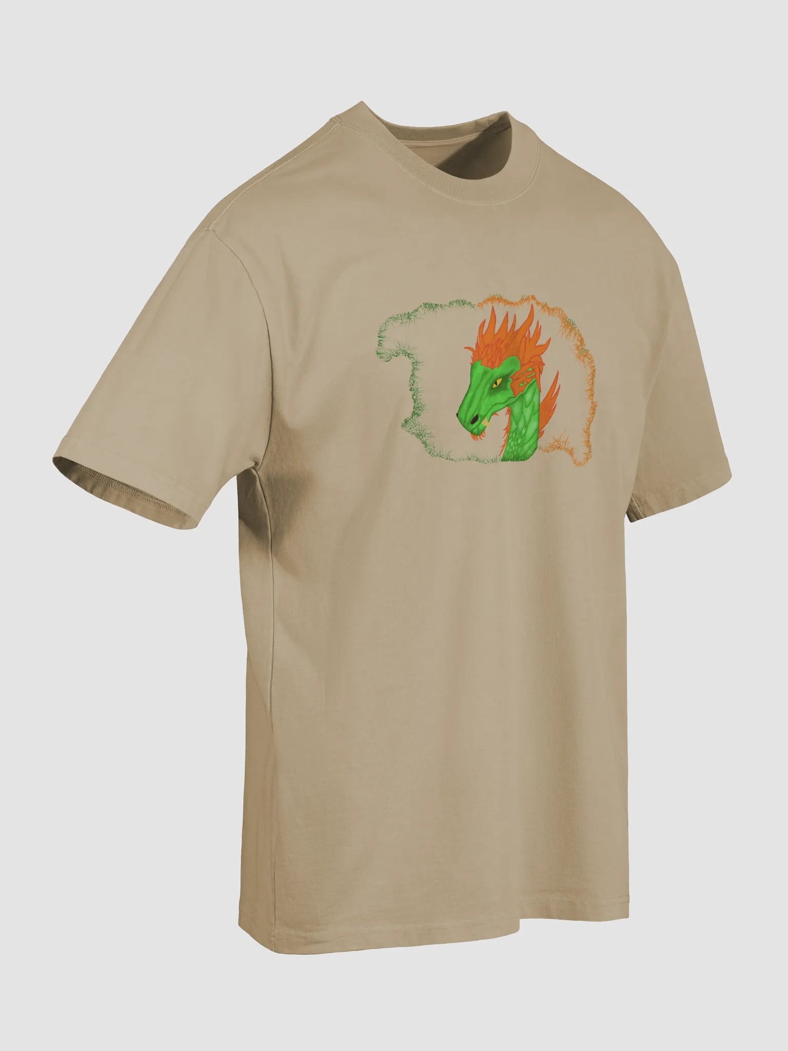 Dragon's Fury Oversized T-Shirt product image (7)