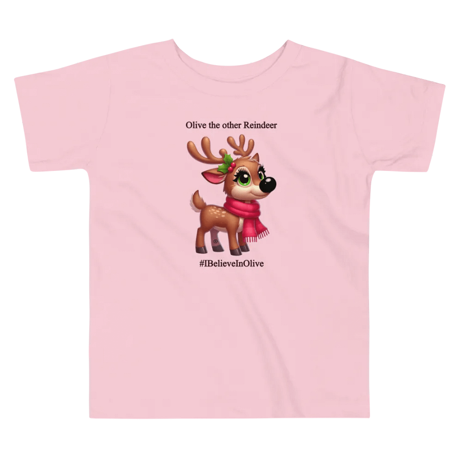 Toddler Official Christmas 'Olive the other Reindeer' Bella+Canvas Toddler T-Shirt product image (3)