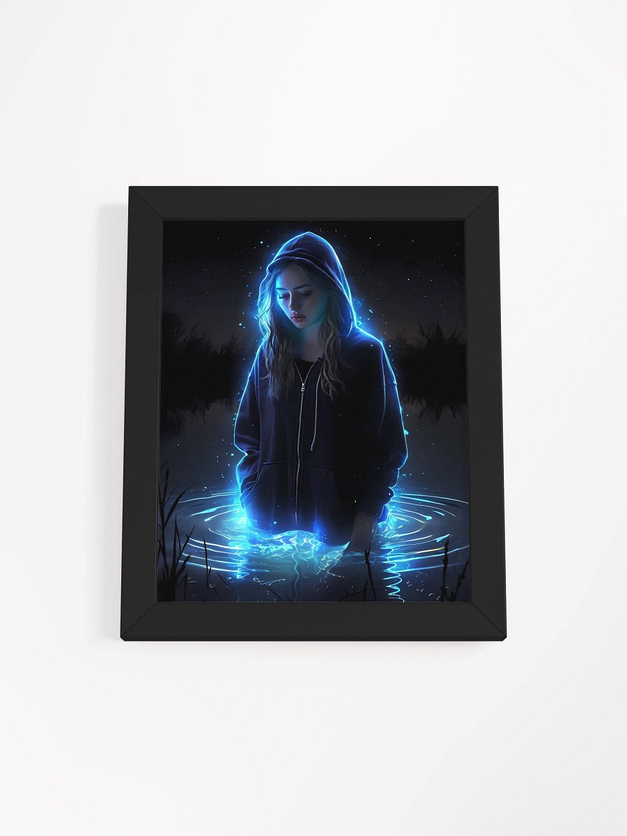 Ethereal Glow Hoodie Framed Poster product image (2)