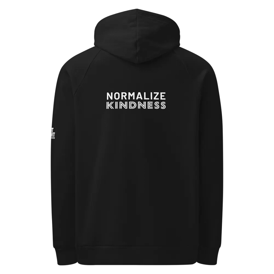 Normalize Kindness UO hoodie (white text) product image (1)