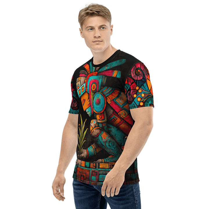Ch’ulel Roots – Mayan Spirit All-Over Print T-Shirt product image (2)