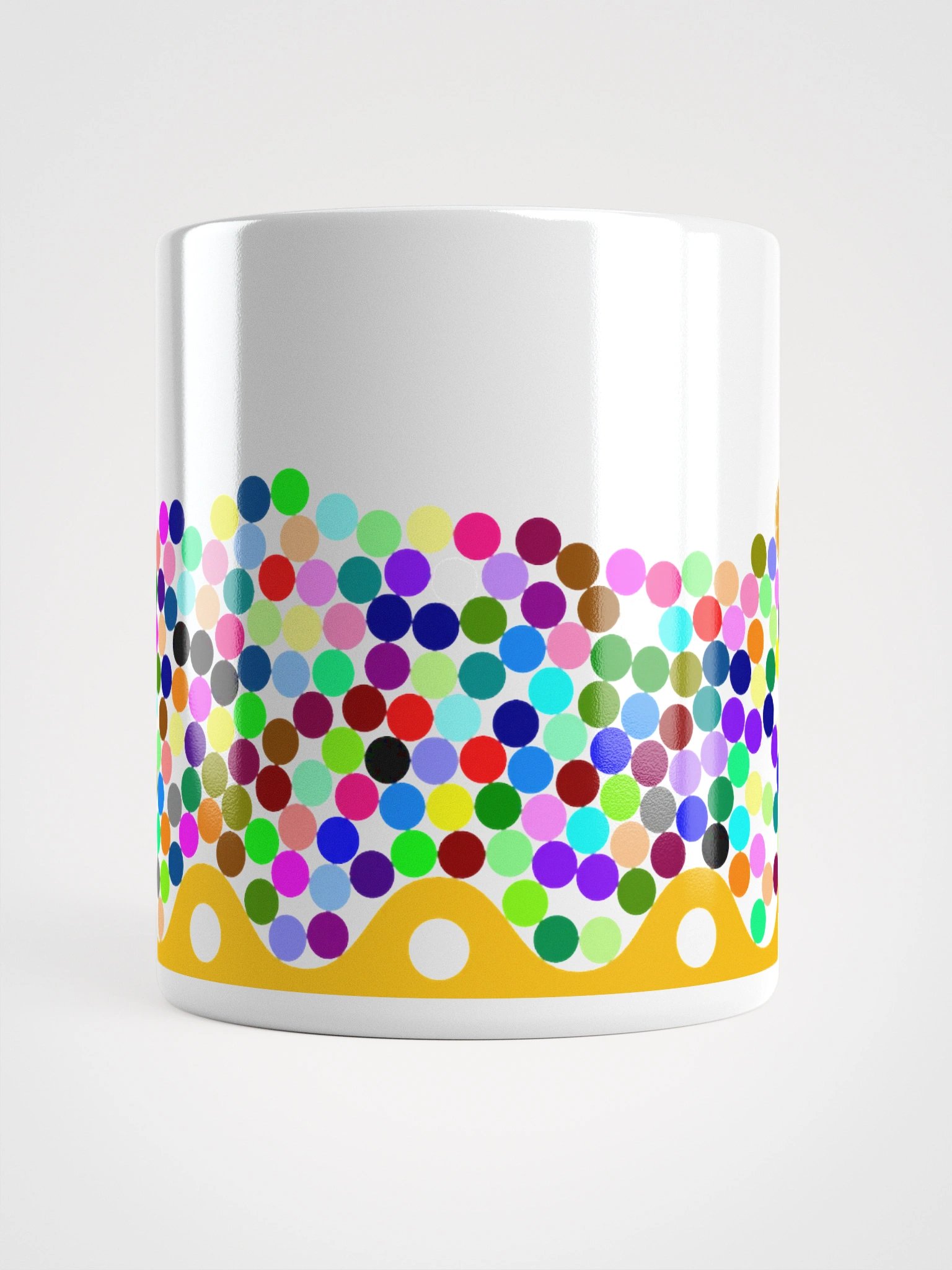 Colorful Marbles Mug (White) product image (14)