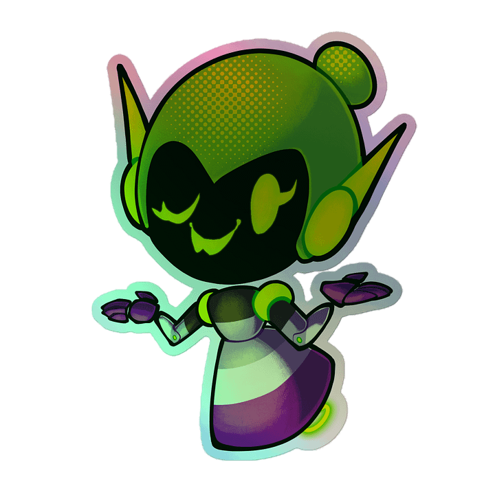 Calibyte Pride Collection - Asexual- Holo product image (2)