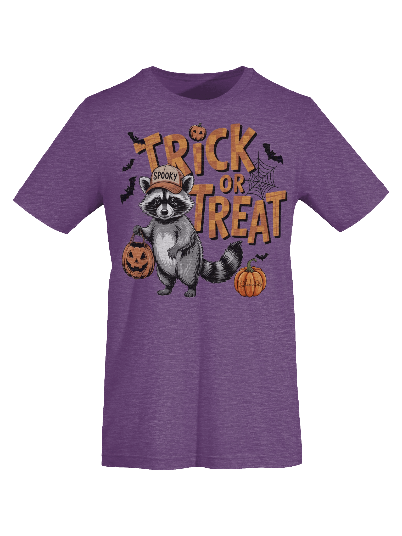 Raccoon Trick or Treat Unisex T-Shirt product image (6)