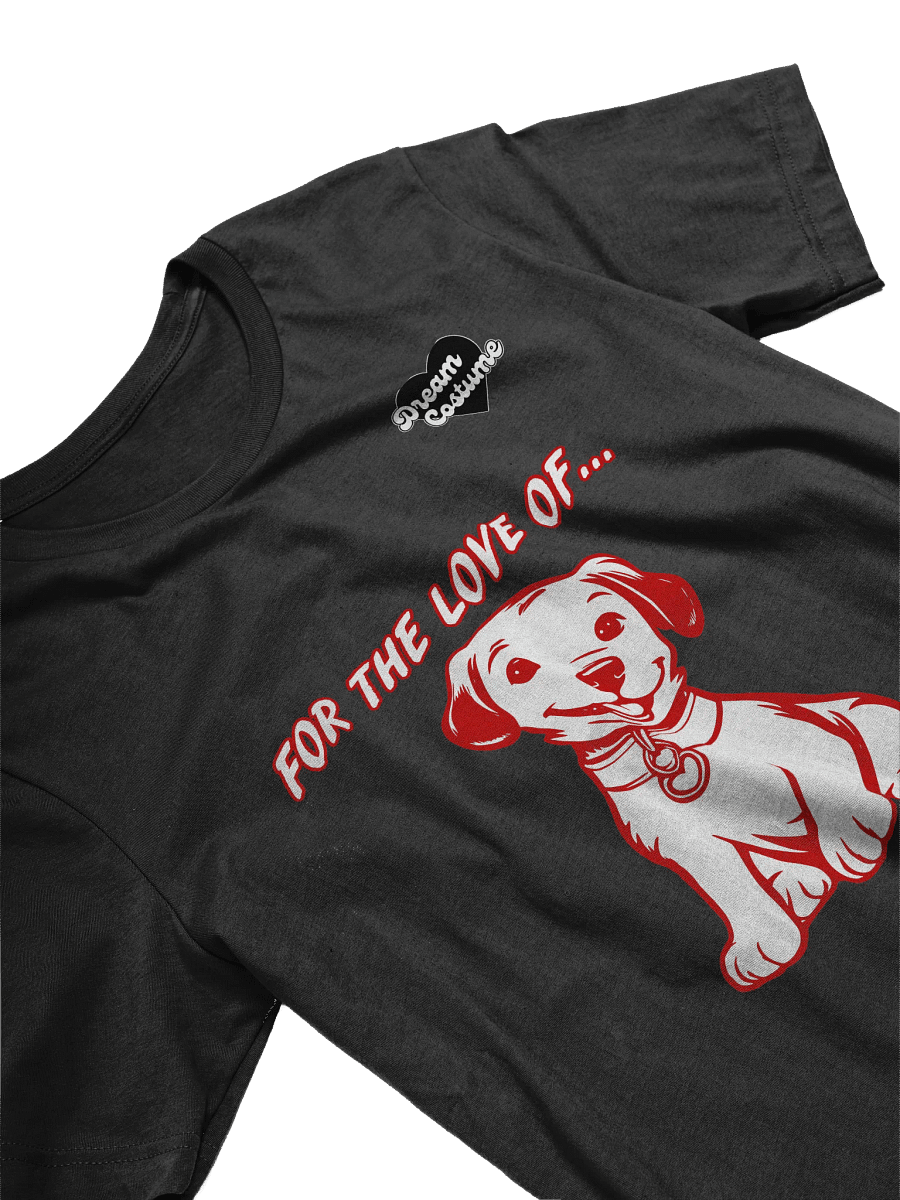 For the Love of Dogs Puppy T-Shirt Black/Red product image (23)