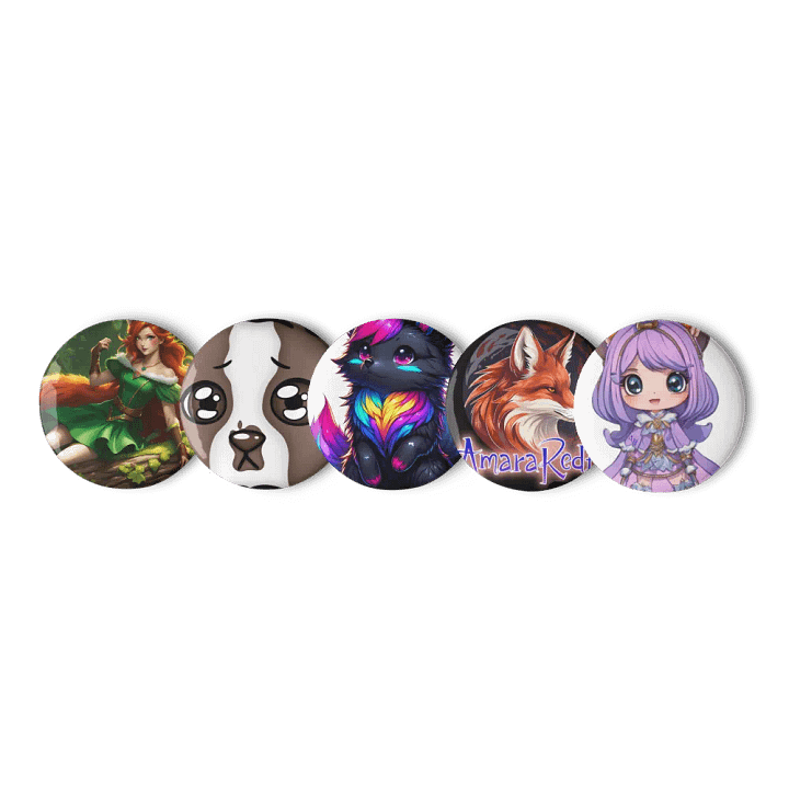 Amara and Friends Button Set product image (1)