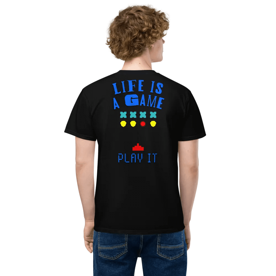 Life is a game - pocket T product image (24)