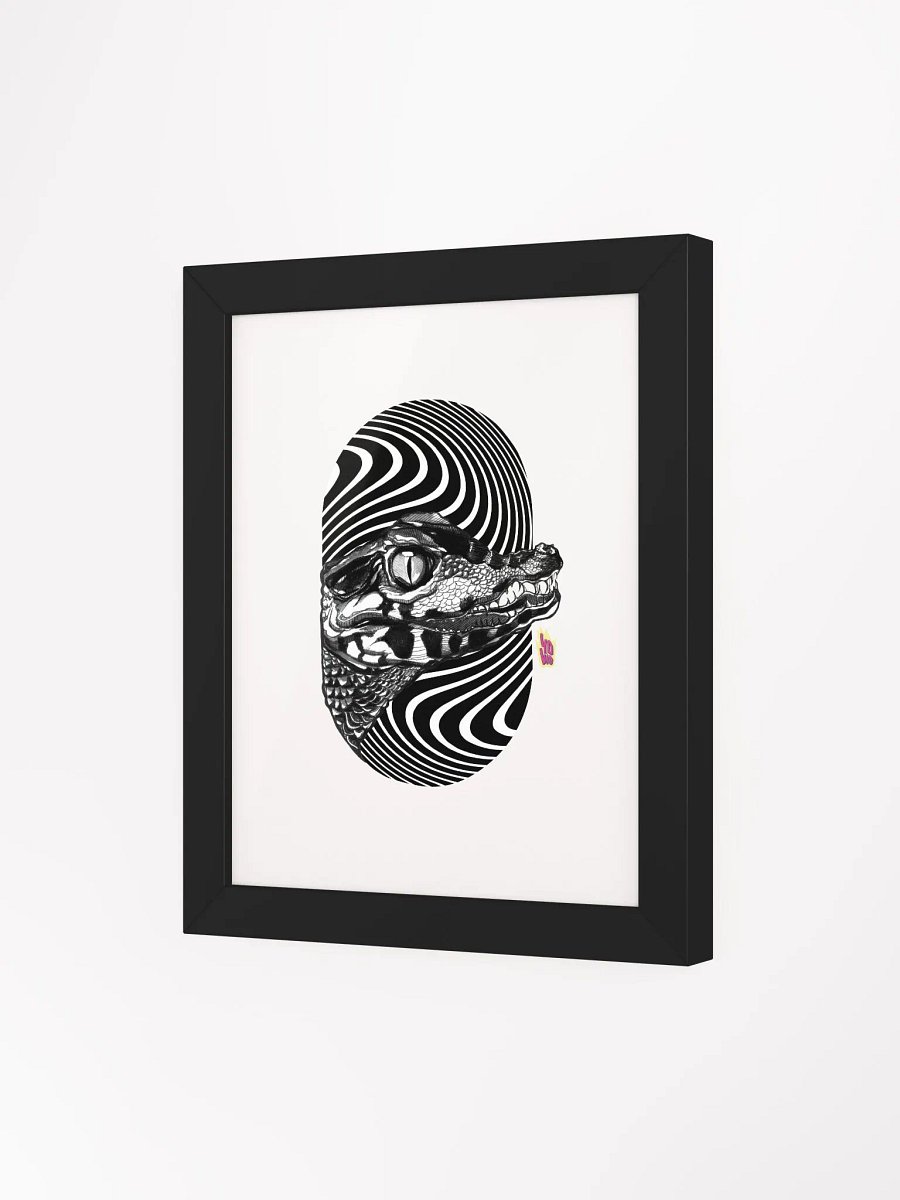 (Cuadro) SUMINAGASHI BLACK CROCODILE product image (3)