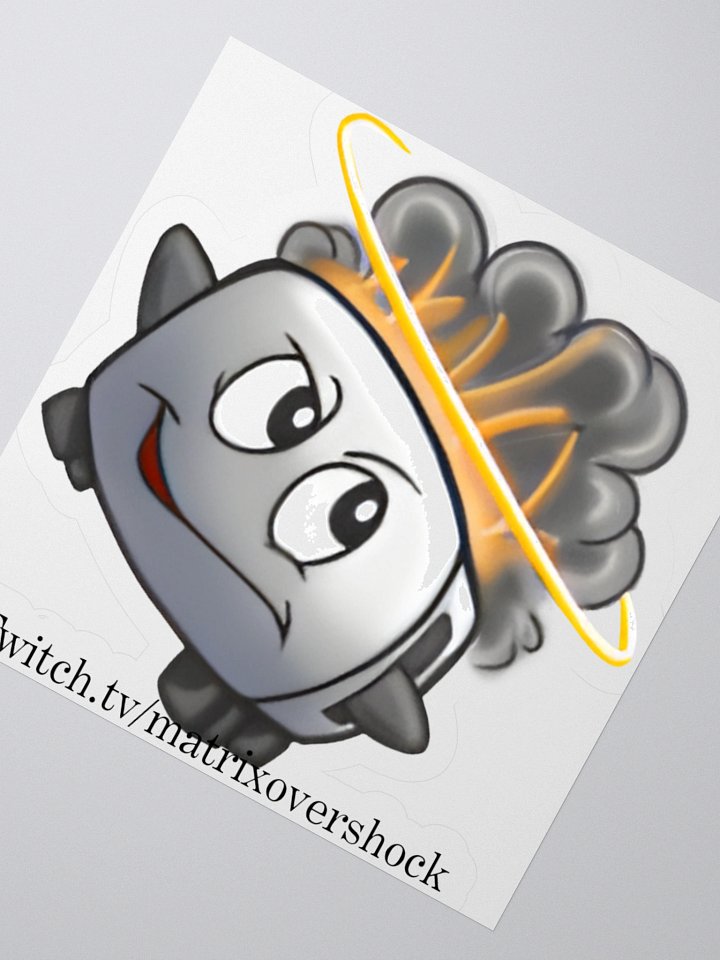 3x3 Toaster Emote Sticker product image (2)