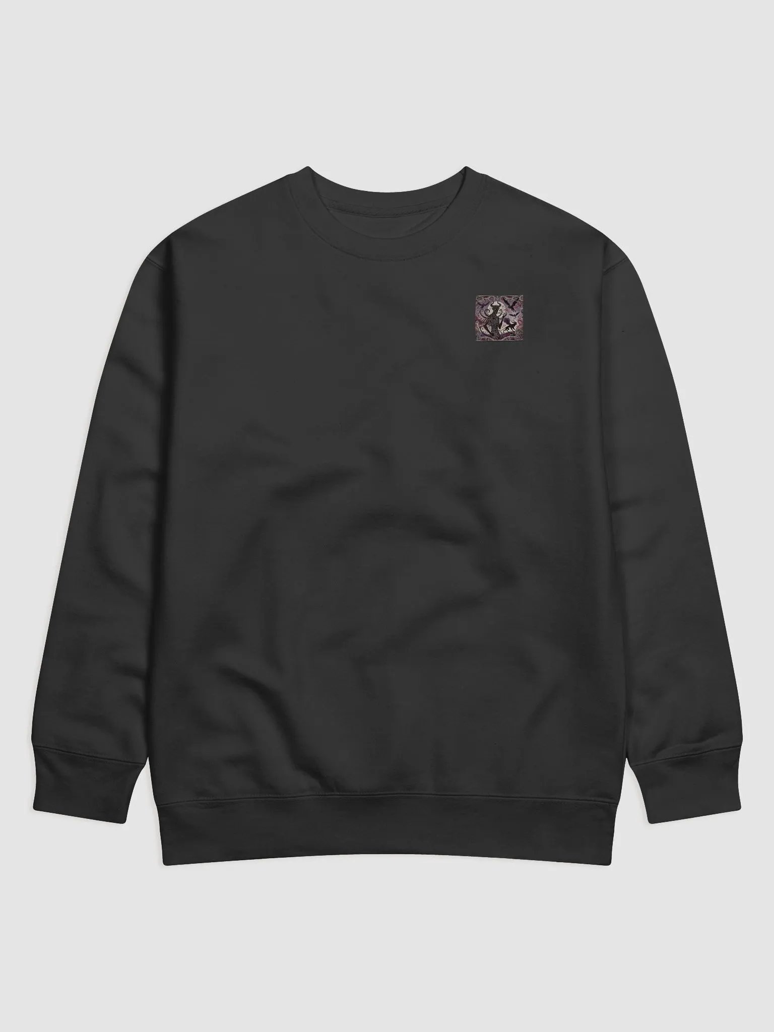 Art Nouveau Demon Halloween Long Sleeve Shirt - Elegantly Spooky Gothic Style product image (1)