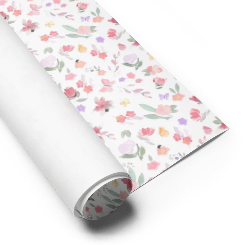 Watercolor Floral Wrapping Sheet Set product image (6)