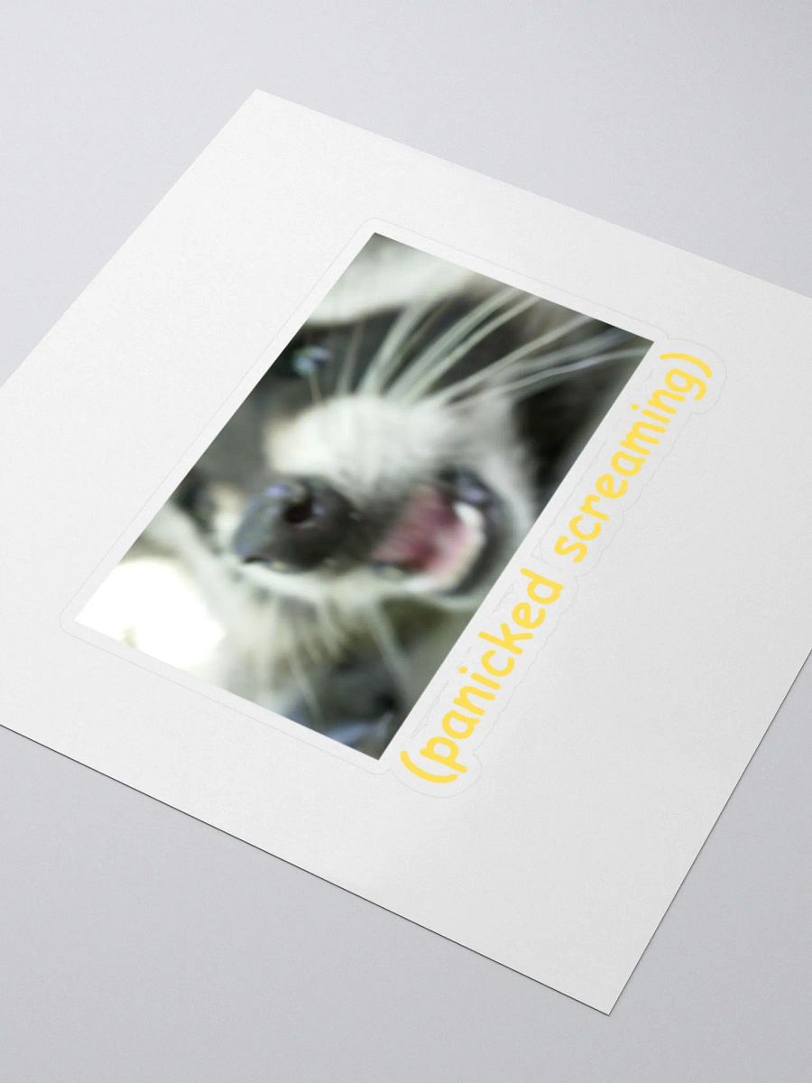 Panicked Screaming Sticker product image (3)