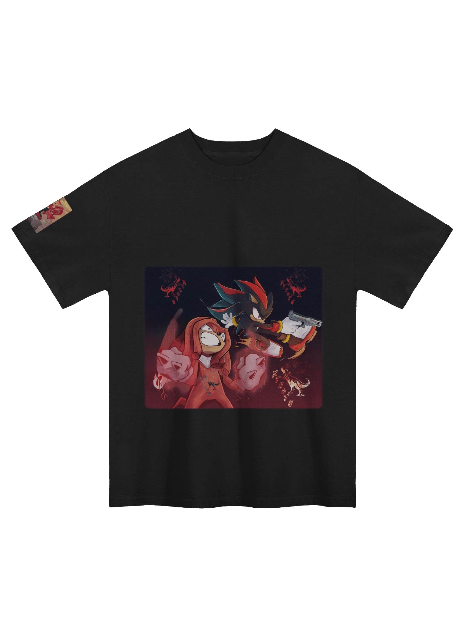 there's not a bull that cant be rode or a cowboy that cant be throwed shadow hedgehog shirt product image (1)