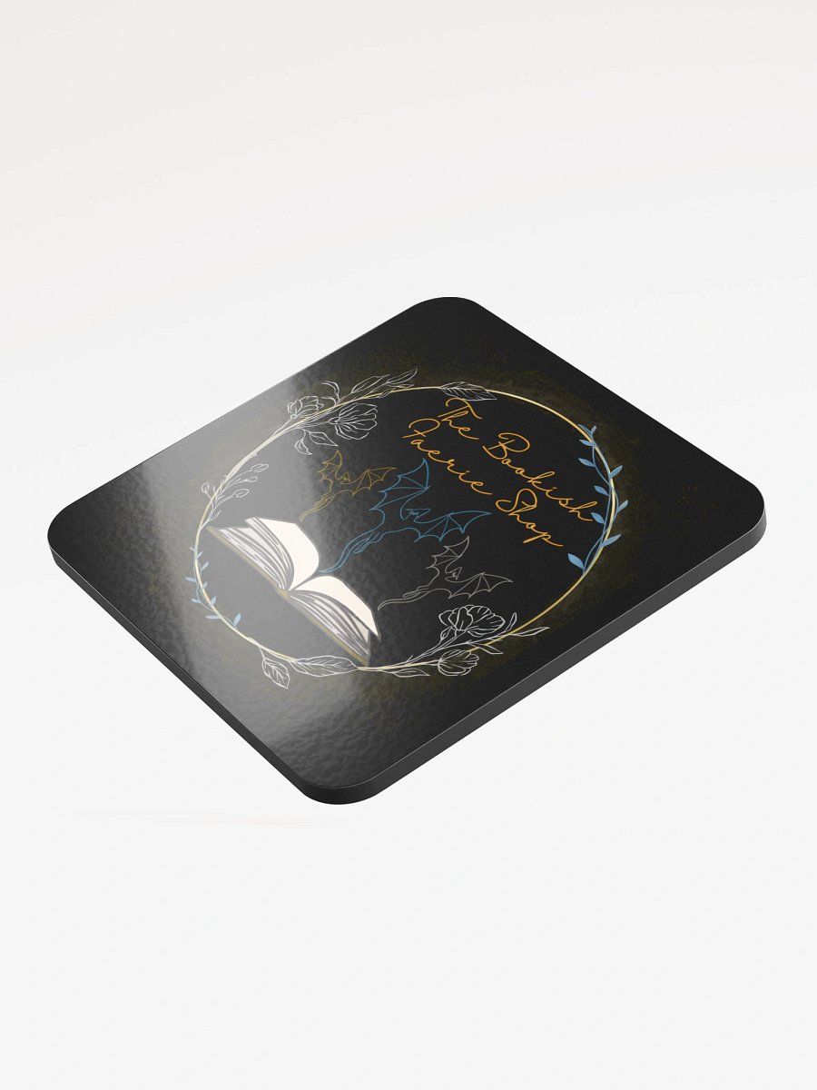 The Bookish Faerie Shop Coaster (Dragons Outlined) product image (3)