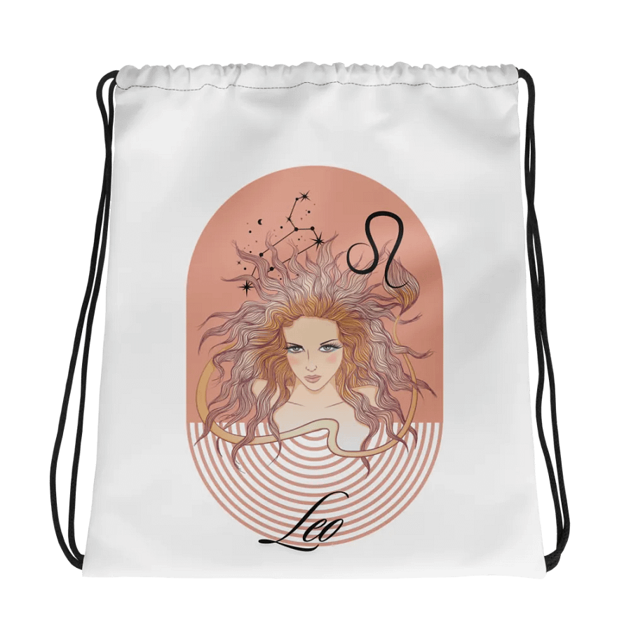Reach for the Stars: Adorable Horoscope Drawstring Bag - Leo product image (2)