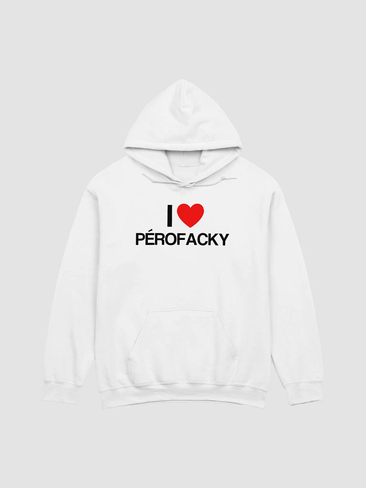 I ♥️ Perofacky hoodie white product image (1)