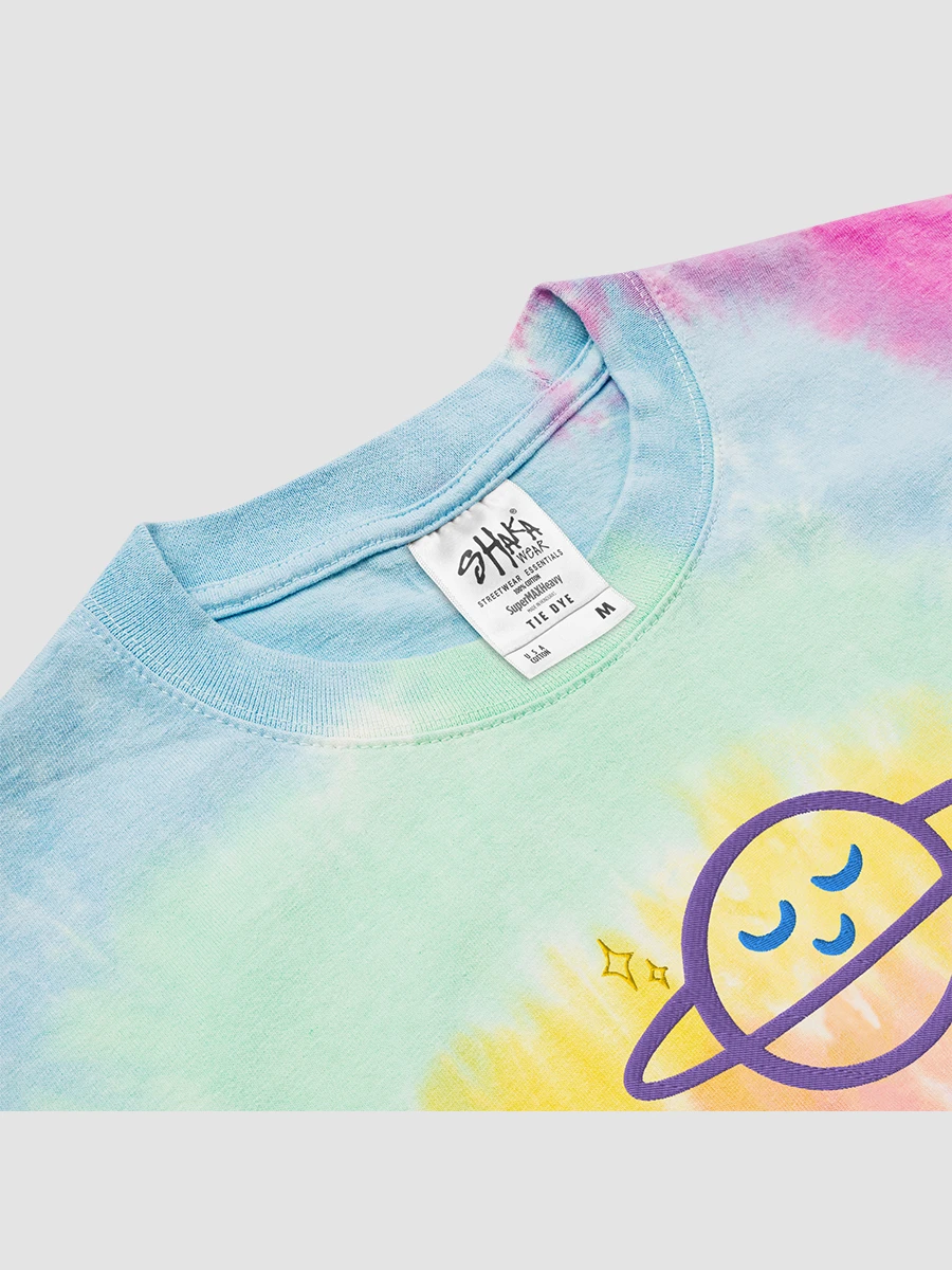 Sherbet Tie-Dye Happy Planet Embroidered T-Shirt product image (4)