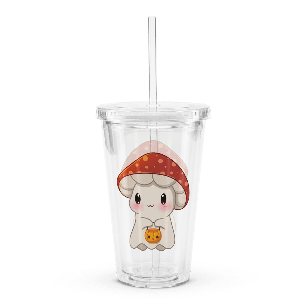 Mushie Ghost Plastic Tumbler product image (5)