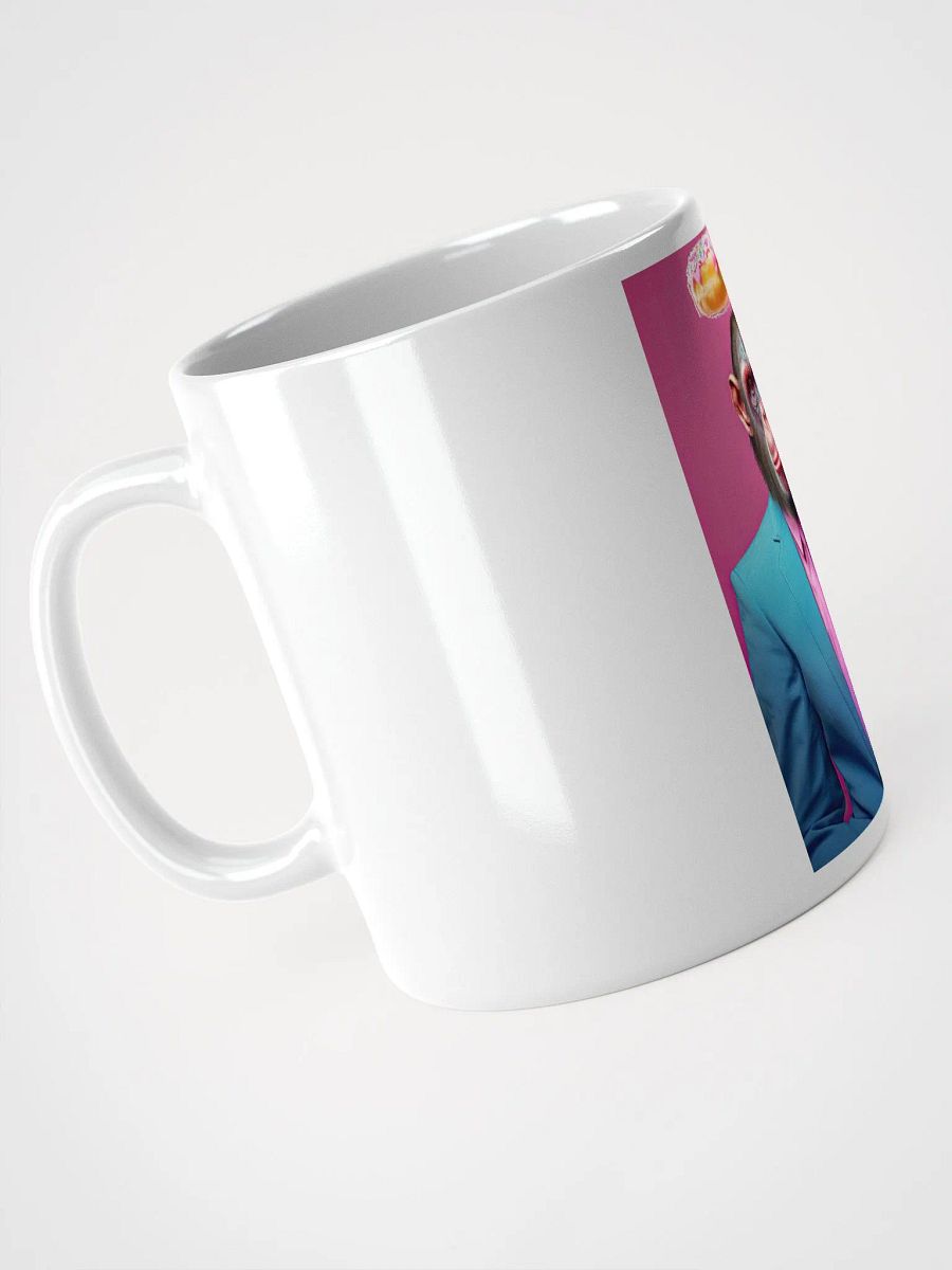 Flying Donut over Business Chimp Mug product image (8)