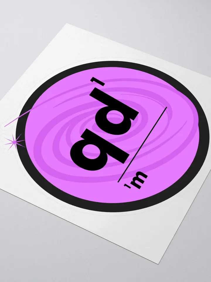 Omnibio Lab Qualitative Data Matters QD1/1M Vortex Kiss Cut Stickers product image (1)