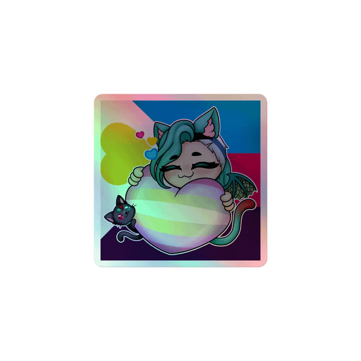 Holo Jemini Pride with Morderin with flag bg product image (1)