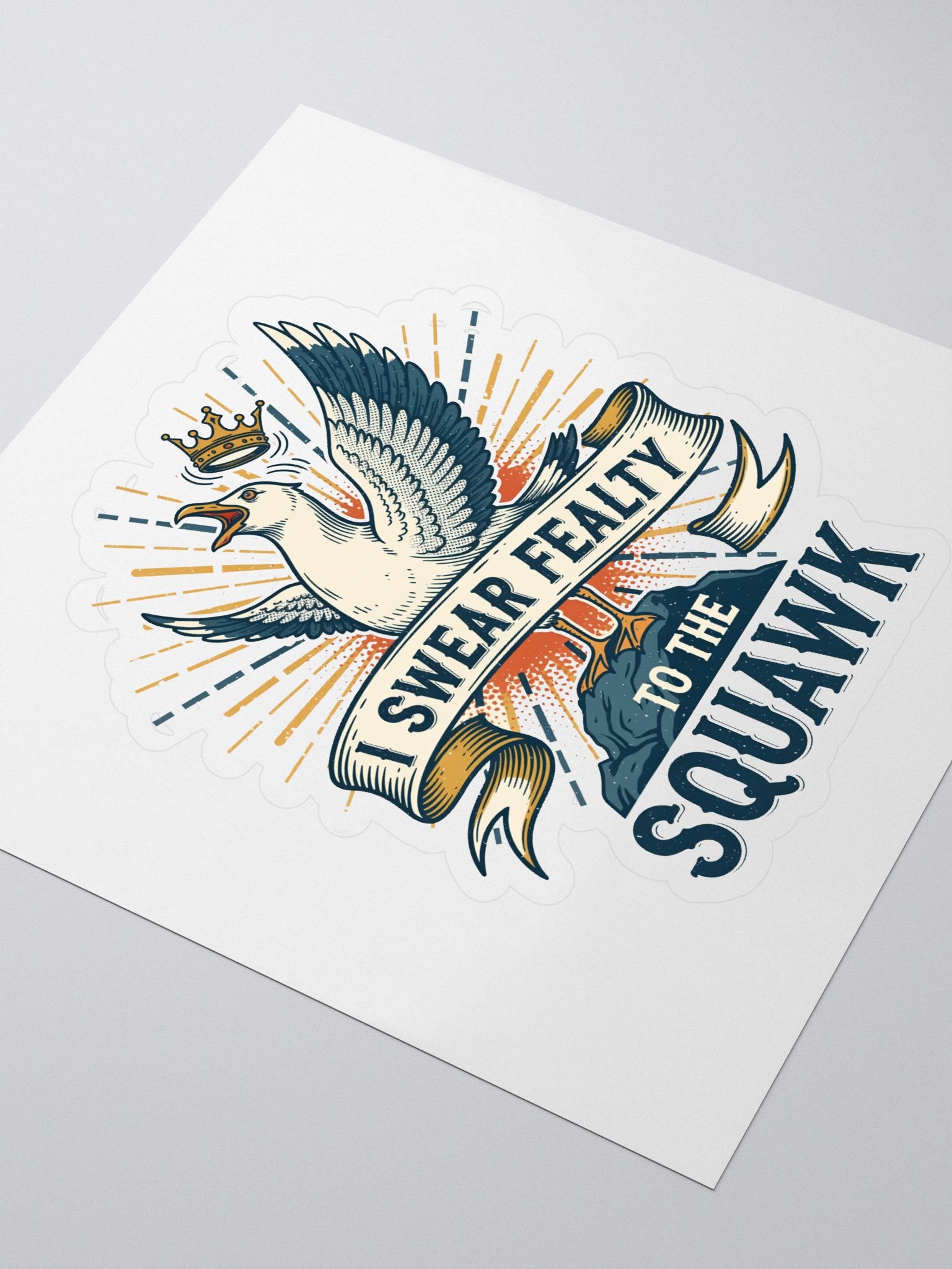 Swear Fealty to the Squawk Sticker product image (3)