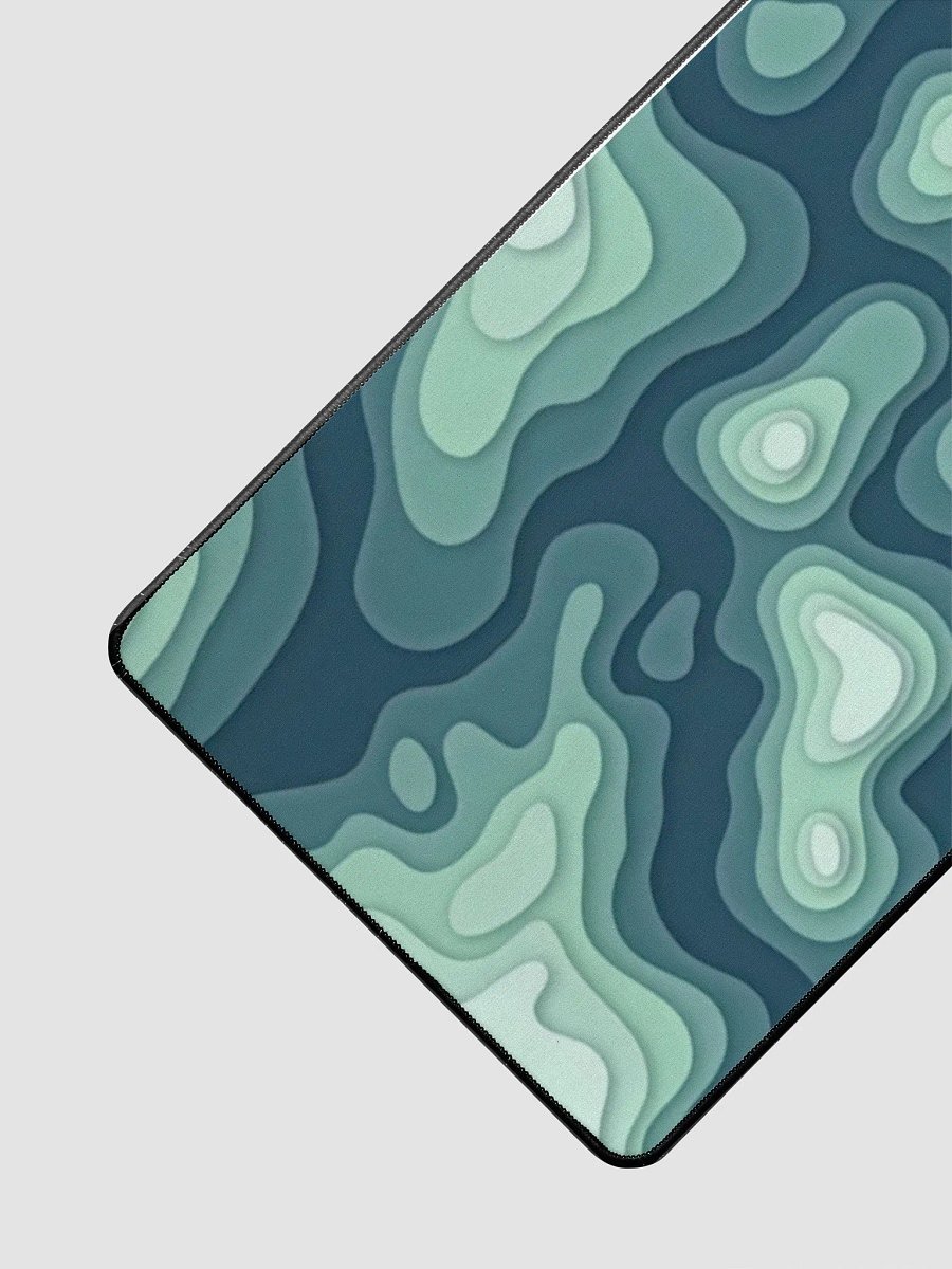 Moein'sDigitalDomain blue and green topo mouse pad product image (3)