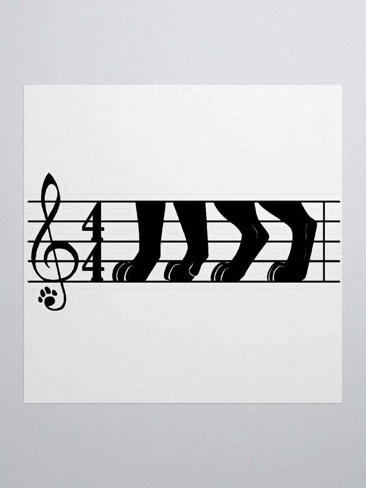 Four Four Beat Sticker! product image (1)