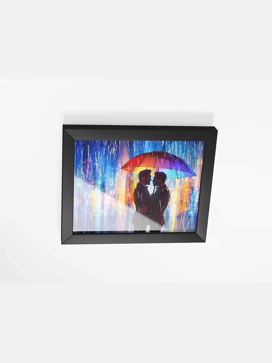 City Serenade - Love in the Rain Framed Poster product image (3)