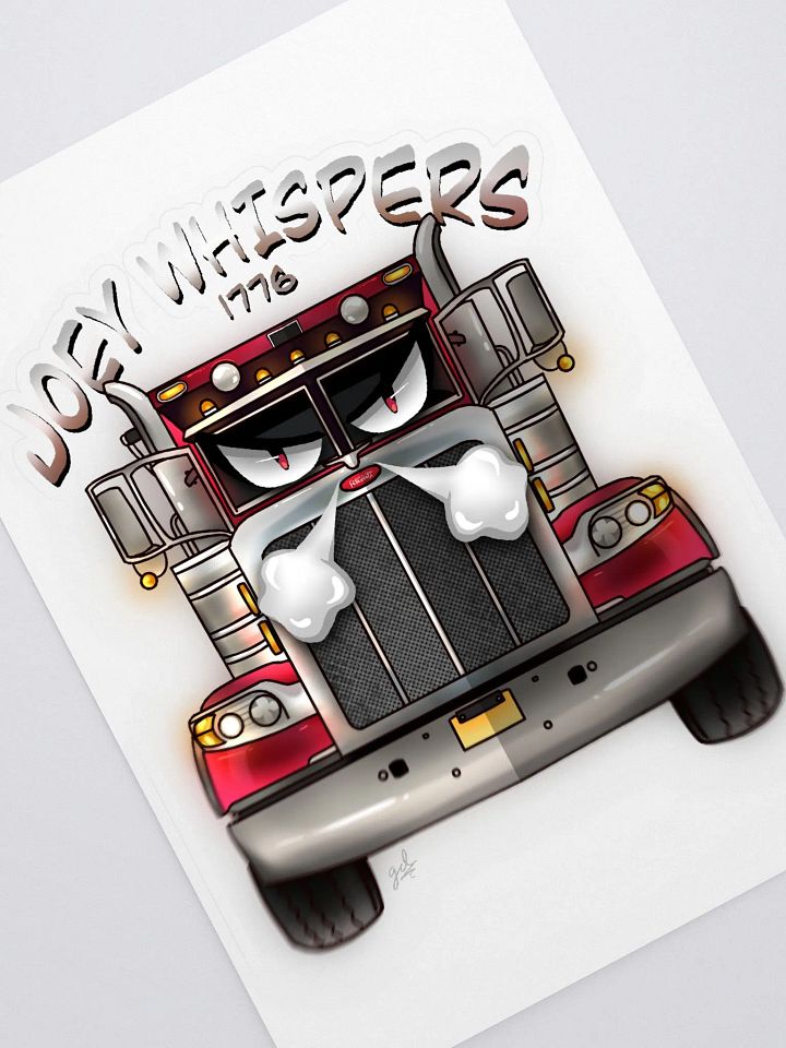 Joey Whispers 1776 LOGO Sticker (LARGE) product image (2)