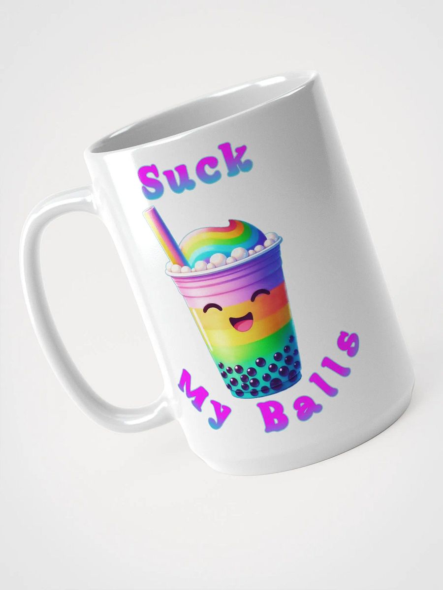 Rainbow Boba Delight 15 oz Coffee Cup product image (3)