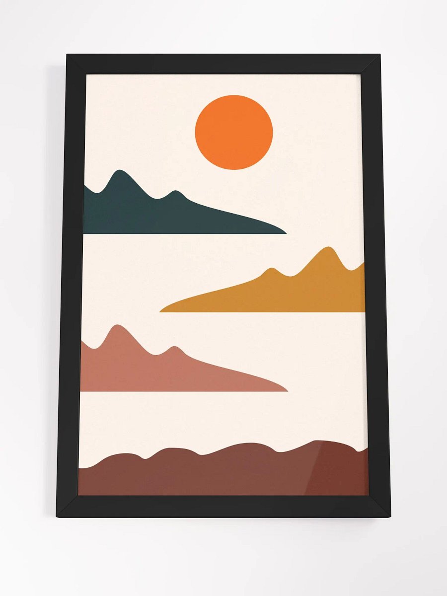 Vibrant Ayous Wood Framed Matte Poster product image (23)