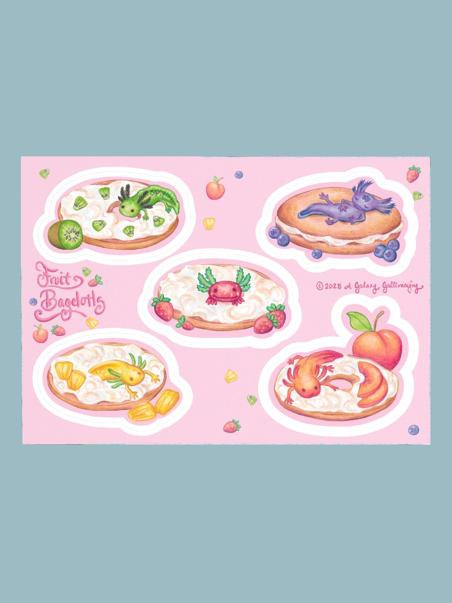 Fruit Bagelotls - Sticker Sheet product image (2)