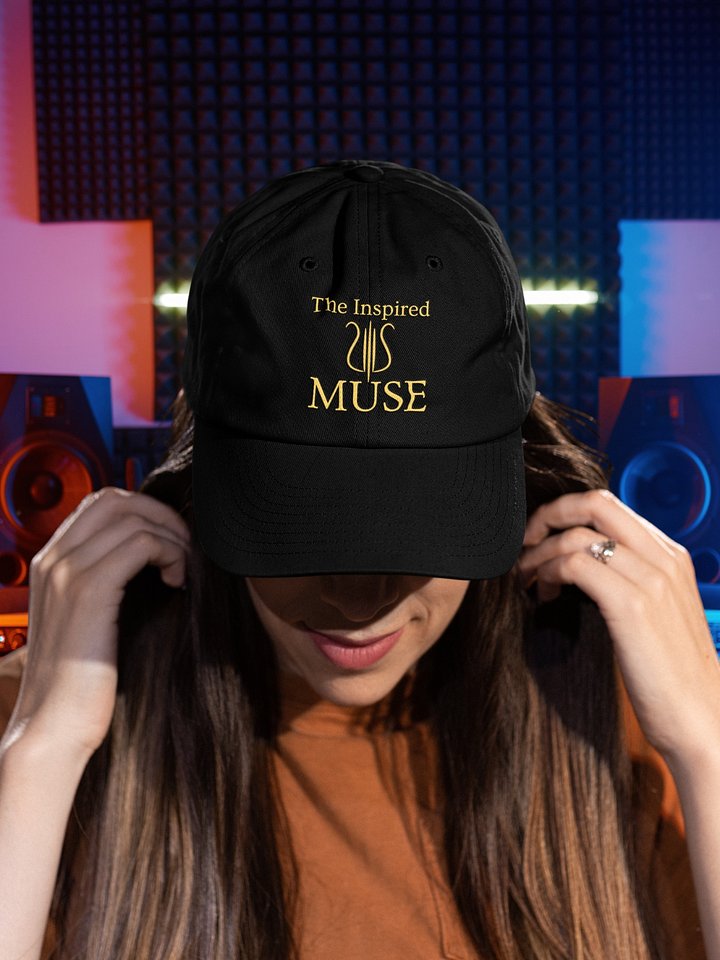 The Inspired Muse Logo Embroidered Classic Hat (gold logo) product image (1)