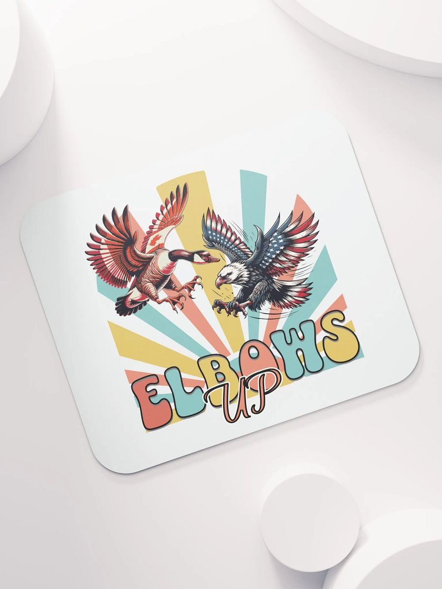 Elbows Up Canadian Goose Vs American Eagle Dynamic Mouse Pad product image (5)