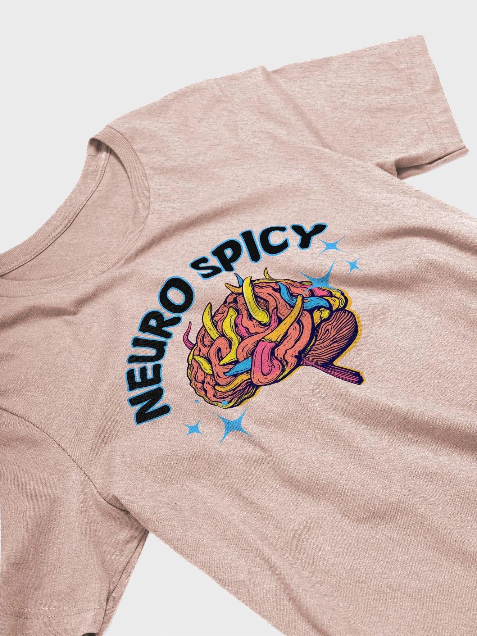 Neuro Spicy Chili Pepper Brain Neurodiverse ADHD Autism T-shirt product image (4)